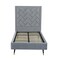 Manhattan Comfort Crosby Twin-Size Bed in Grey BD009-TW-GY - alternate 4